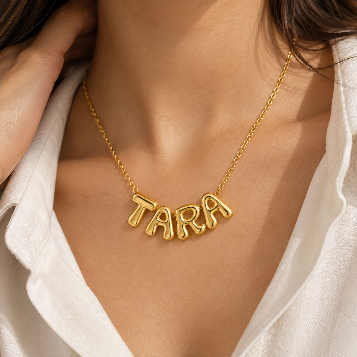 DIY Bubble Name Necklace | Anti-Tarnish