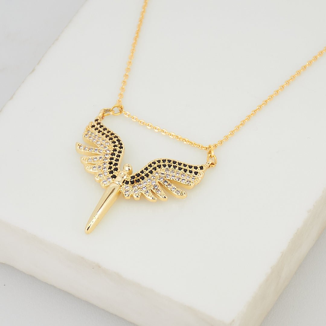 Multi Angel Wings Necklace - Upakarnaproduct_type