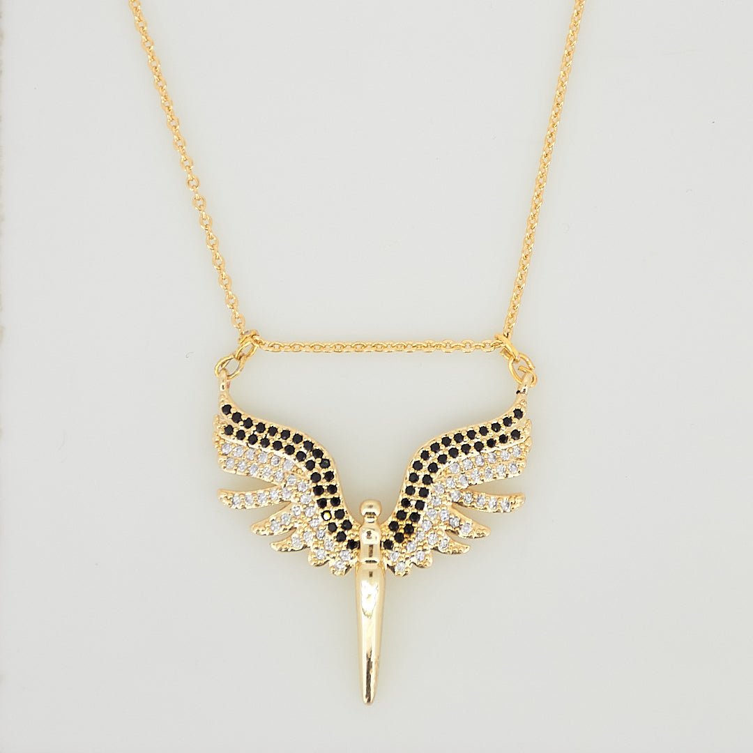 Multi Angel Wings Necklace - Upakarnaproduct_type