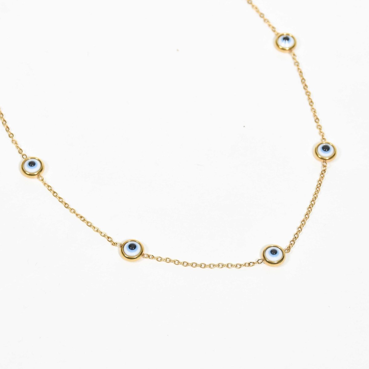 Multi Evil Eyes Necklace Gift Set - Upakarnaproduct_type
