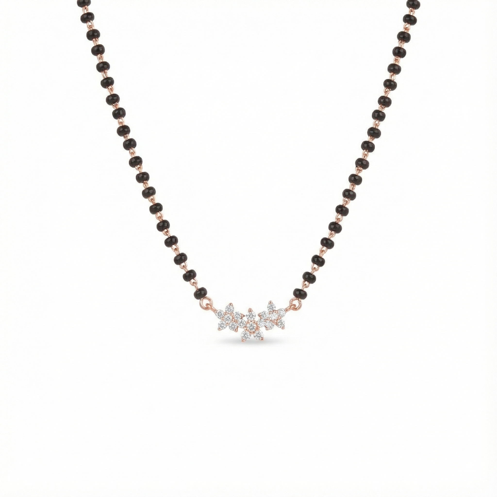 Floral Mangalsutra Necklace