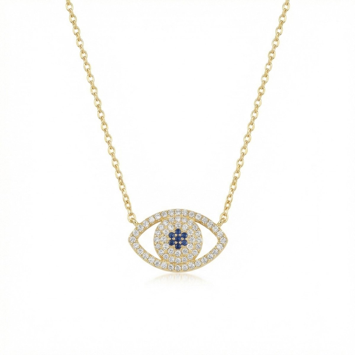 Oceanic Evil Eye Necklace - Upakarnaproduct_type