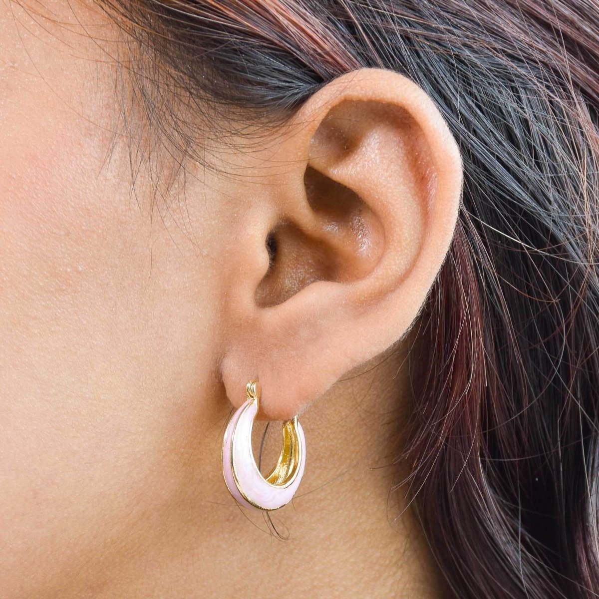 Pastel Enamel Hoops - Upakarnaproduct_type