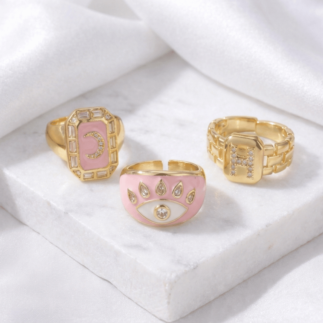 Pastel Essence Ring Stack - Upakarnaproduct_type