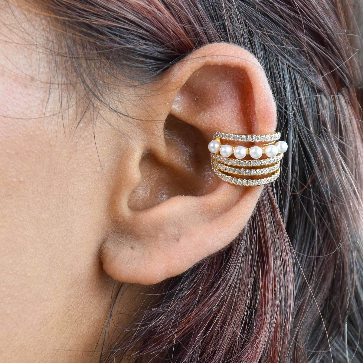 Pearl Embrace Ear Cuffs - Upakarnaproduct_type