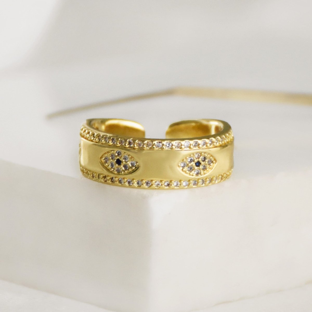 Sequence Evil Eye Band Ring - Upakarnaproduct_type
