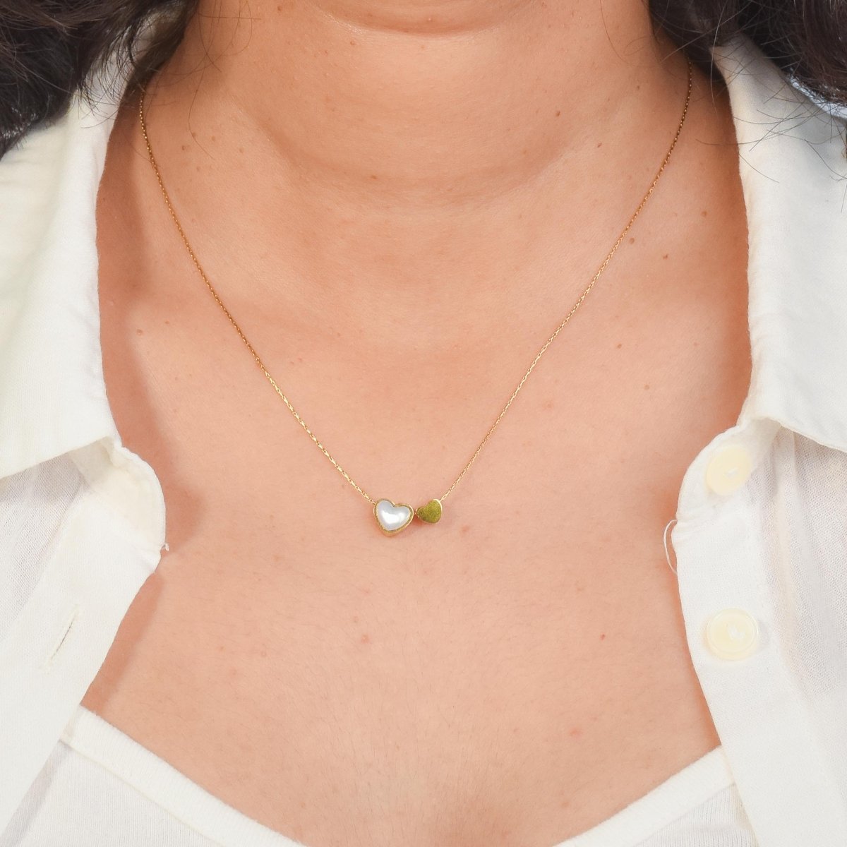 Soulmate Hearts Necklace - Upakarnaproduct_type