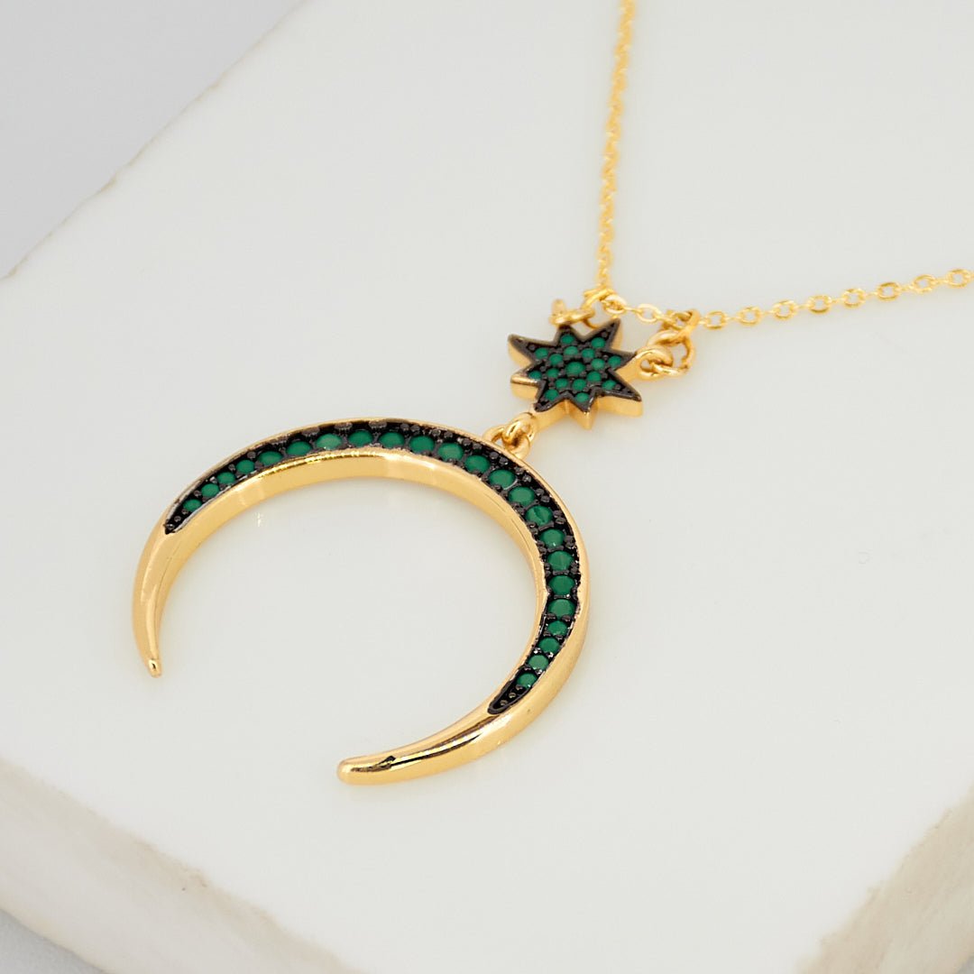 Star Horseshoe Necklace - Upakarnaproduct_type