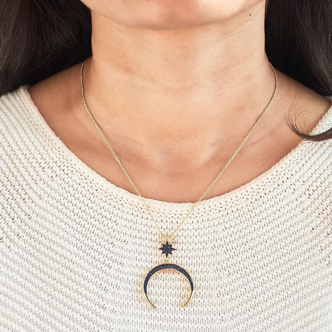 Star Horseshoe Necklace - Upakarnaproduct_type