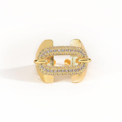 Studded Buckle Ring