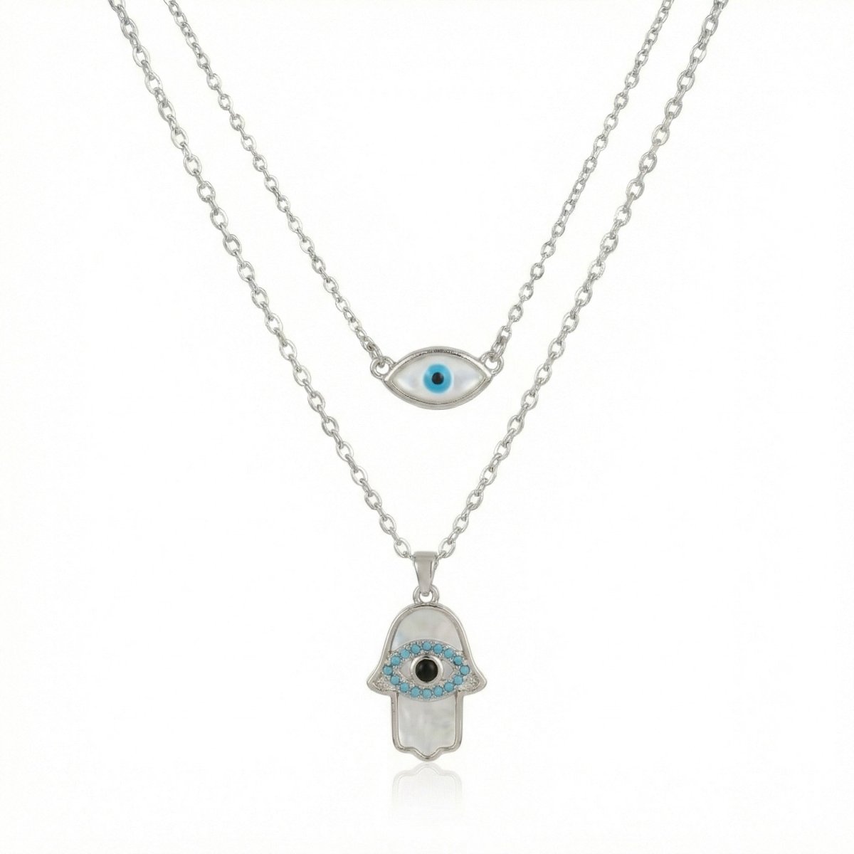 Timeless Evil Eye Necklace Stack - Upakarnaproduct_type