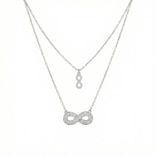 Timeless Infinity Layered Necklace