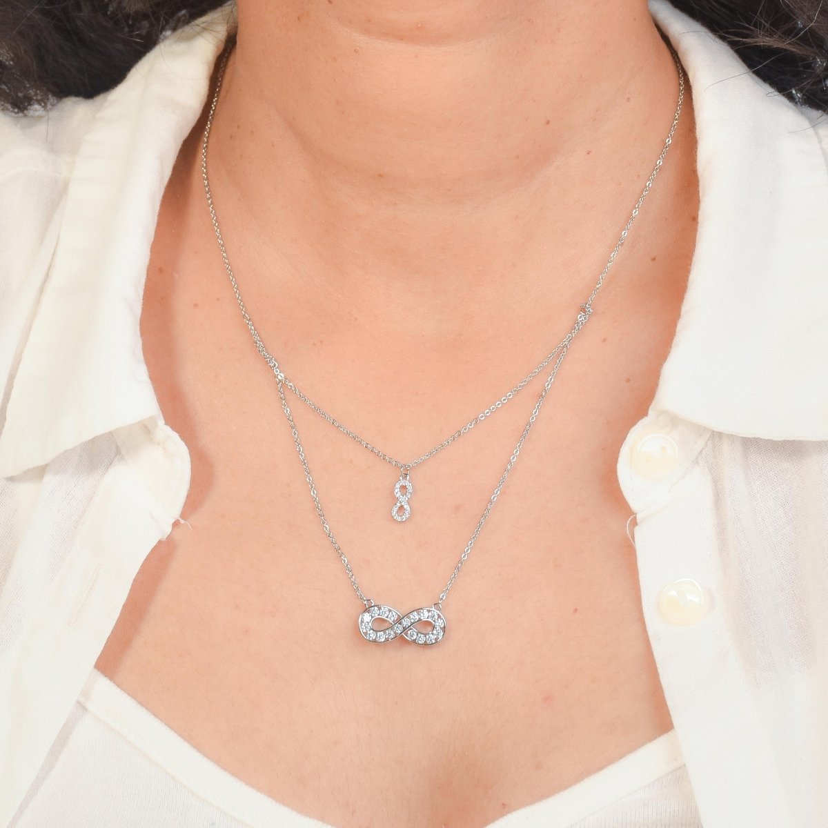 Timeless Infinity Layered Necklace - Upakarnaproduct_type