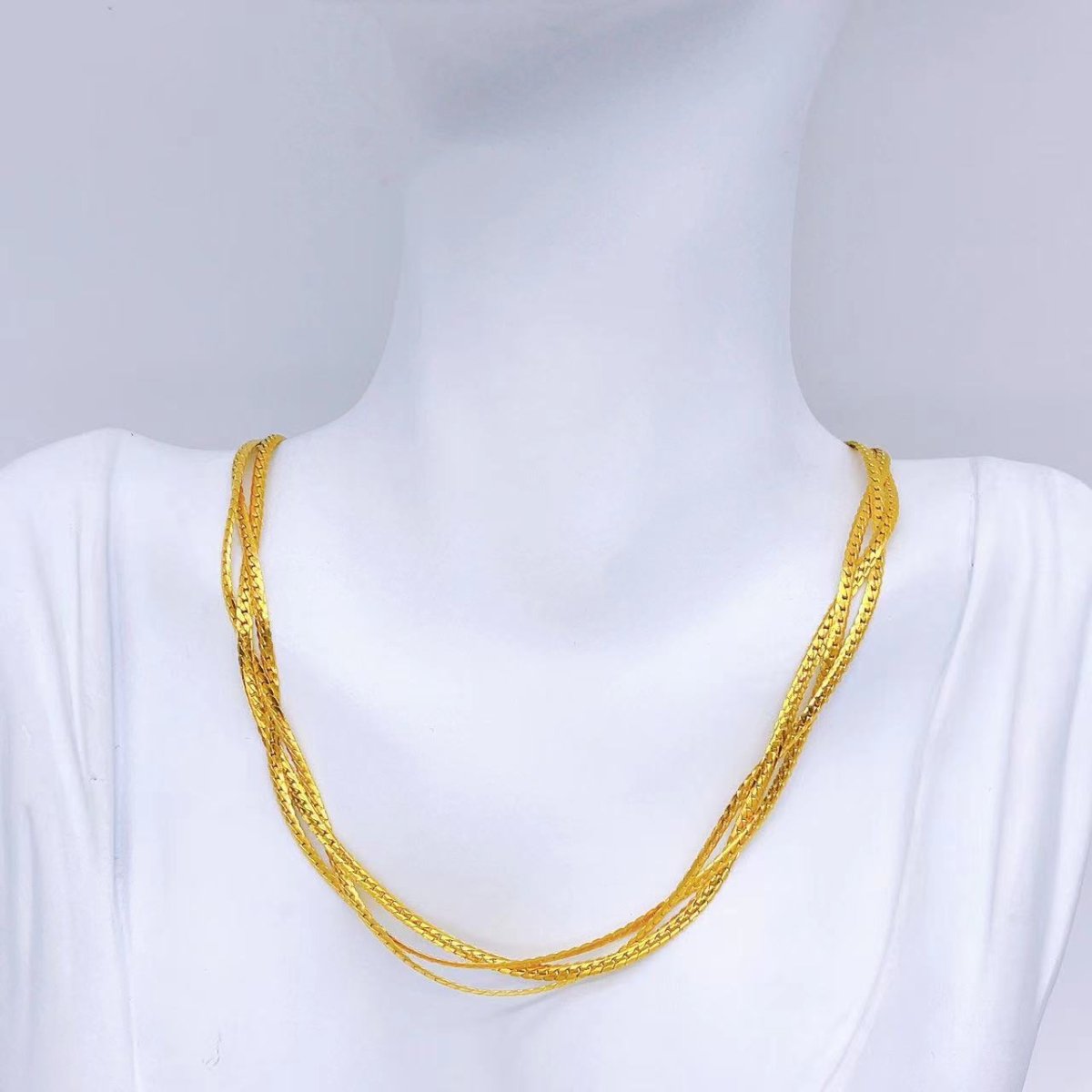 Trio Twisted Necklace - Upakarnaproduct_type