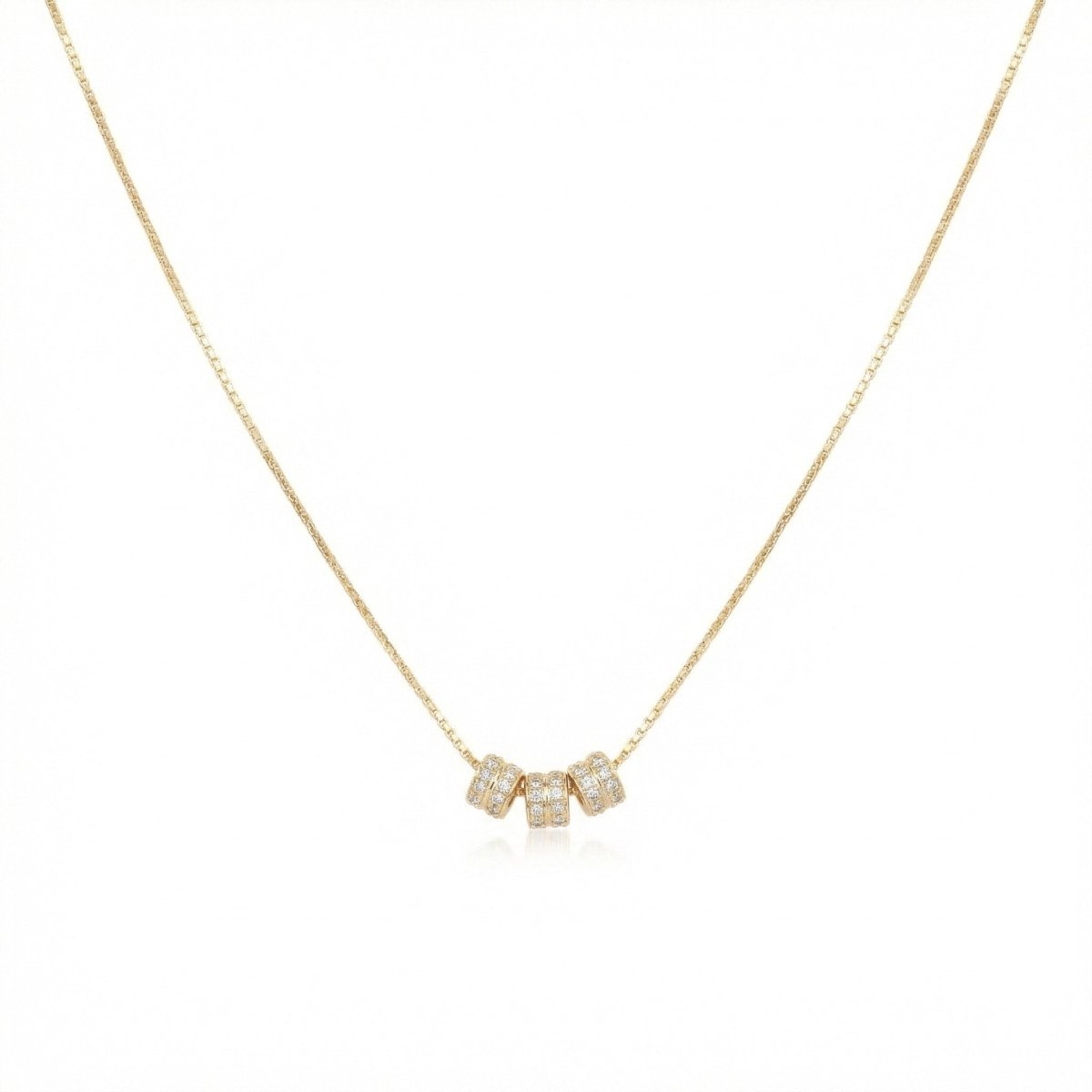 Triple Barrel Necklace - Upakarnaproduct_type