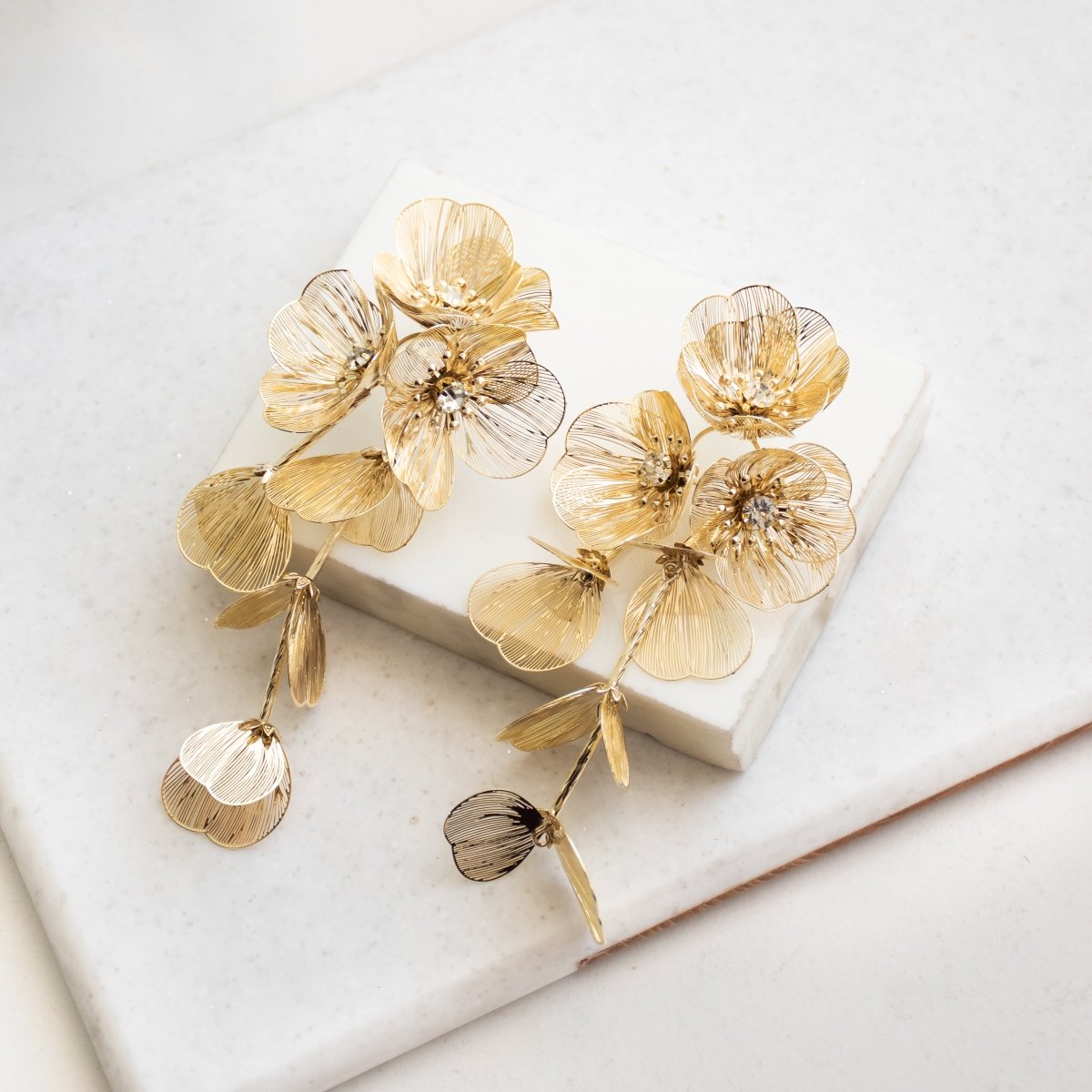 Wildflower Tassel Statement Earrings - Upakarnaproduct_type