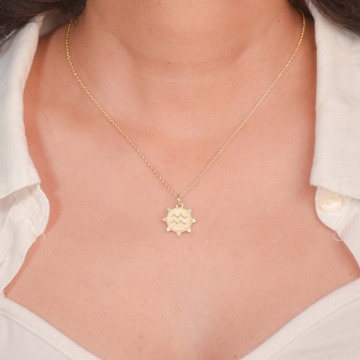 Zodiac Sign Necklace - Upakarnaproduct_type