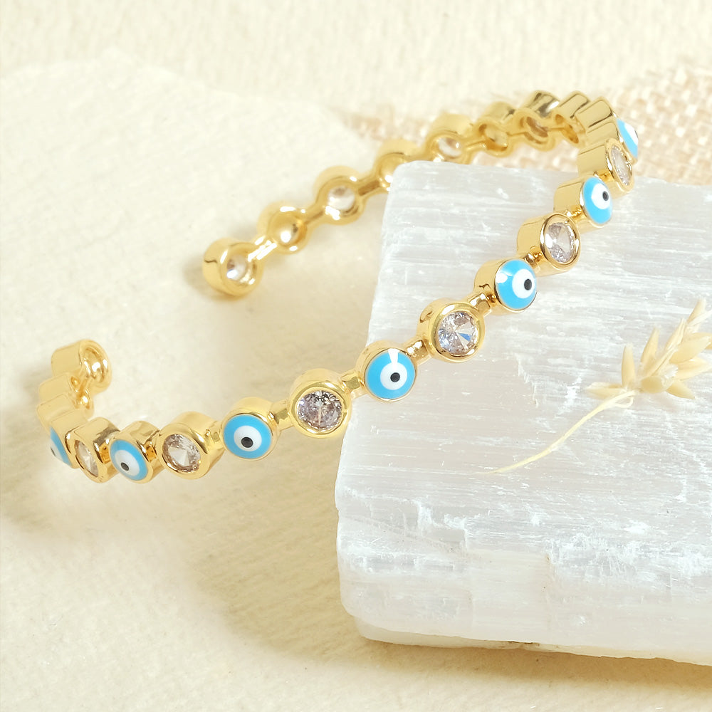 Evil Eye Cuff Bangle