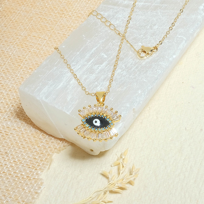 The Gazing Evil Eye Necklace