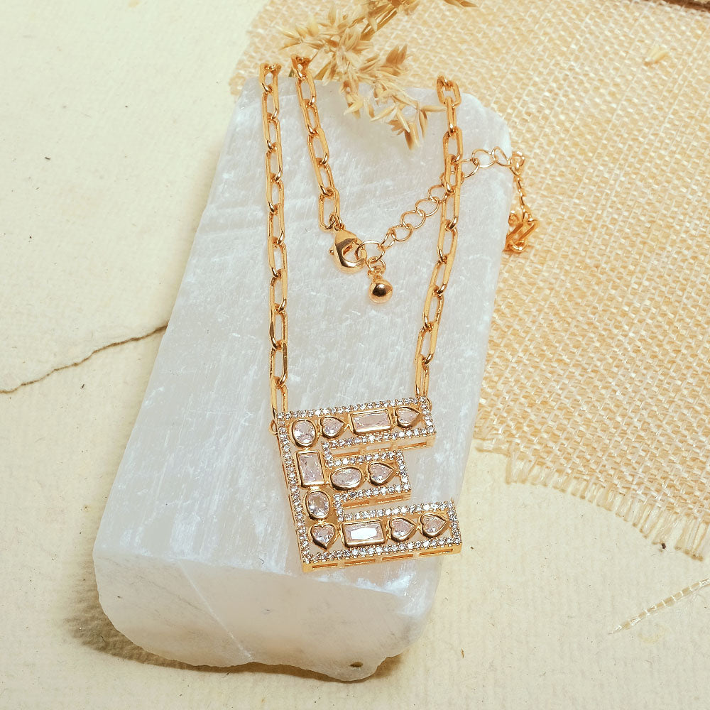 The Studded Initial Link Chain