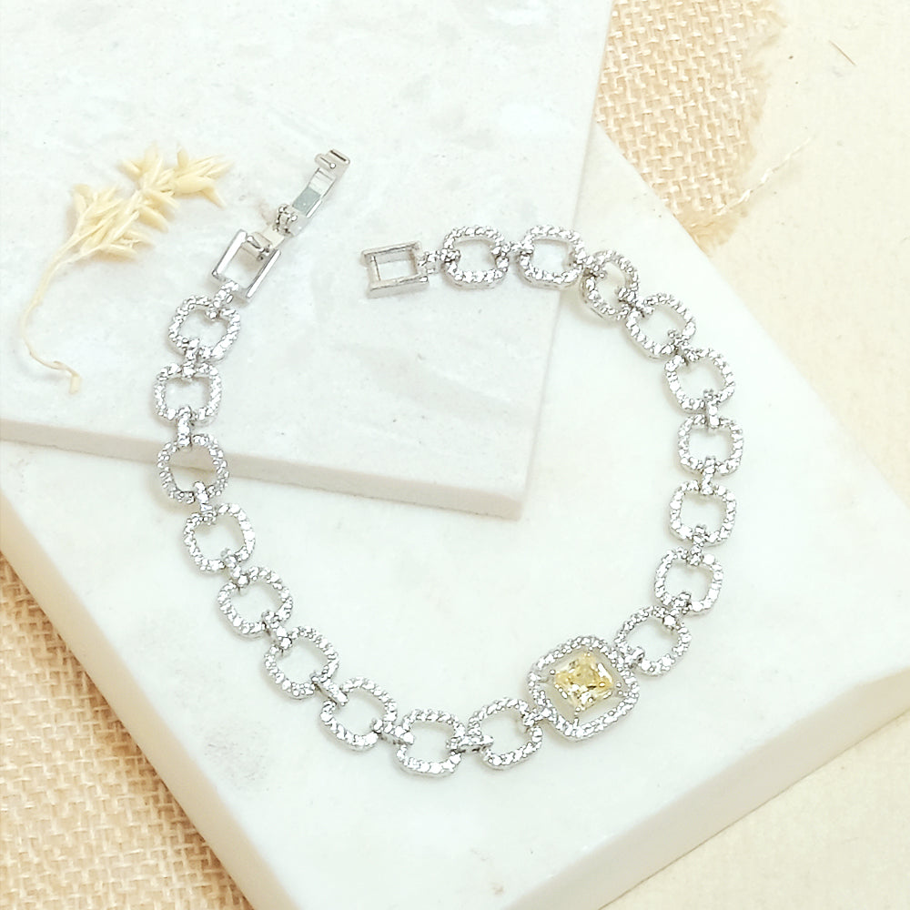 Diamond Stone Bracelet