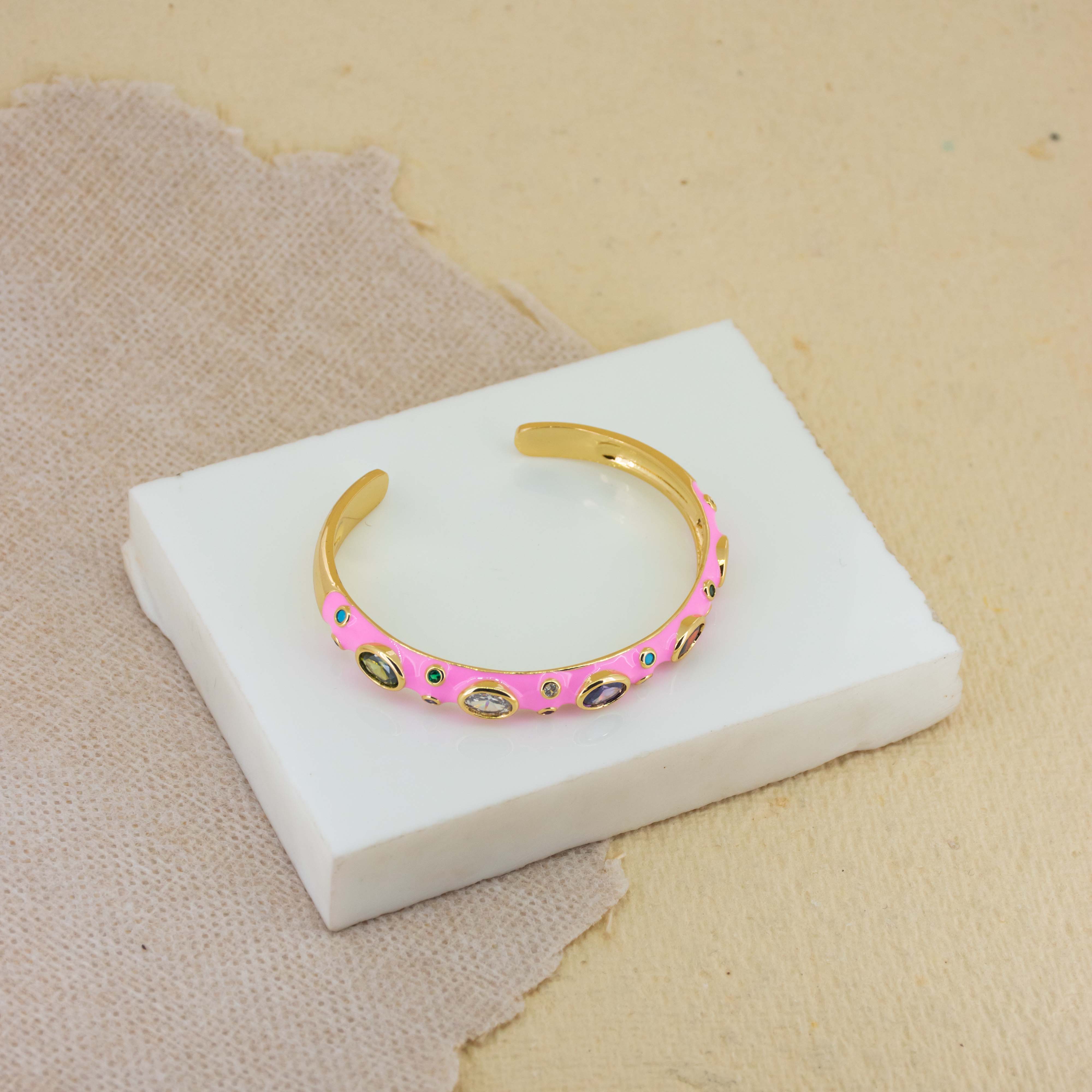 Pastel Rainbow Bangle Cuffs