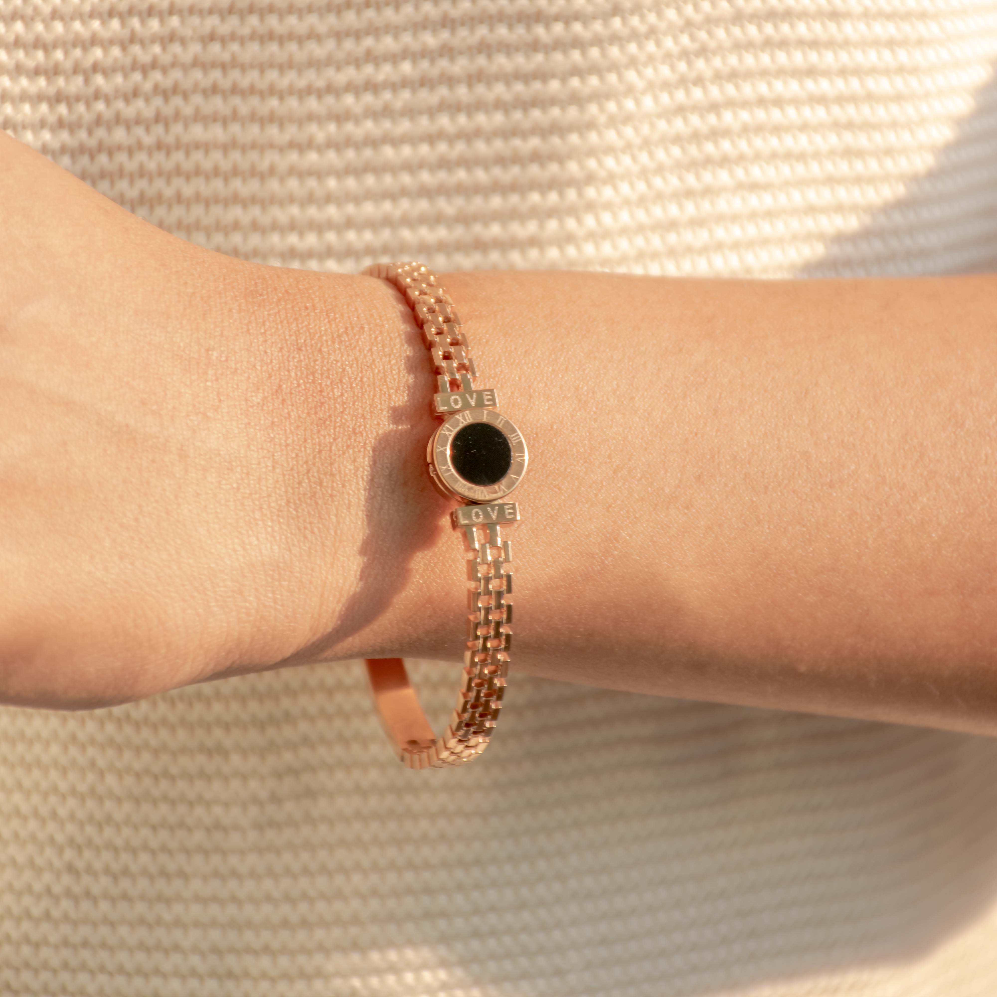 Black Roman Bangle