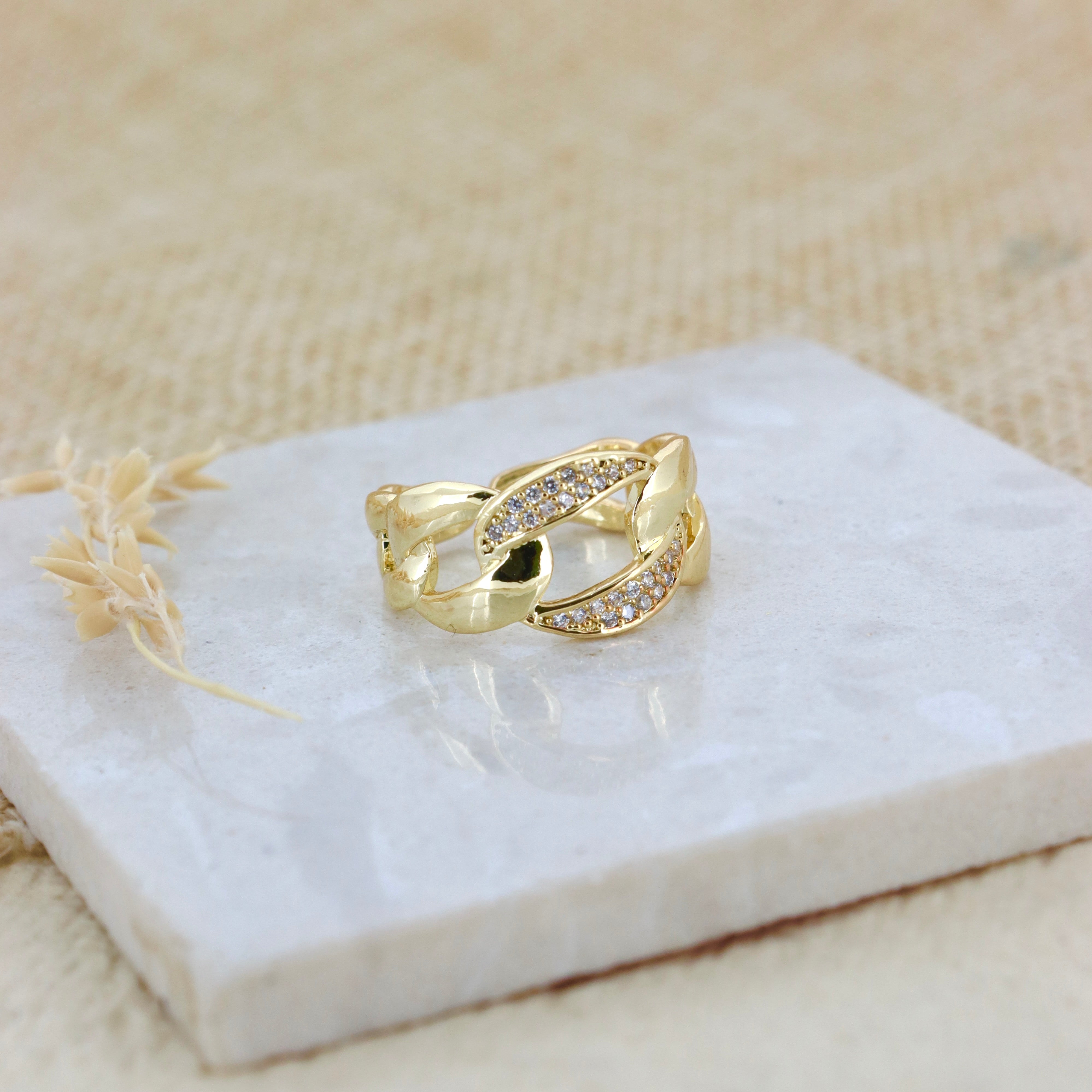 Spike Spiral Ring