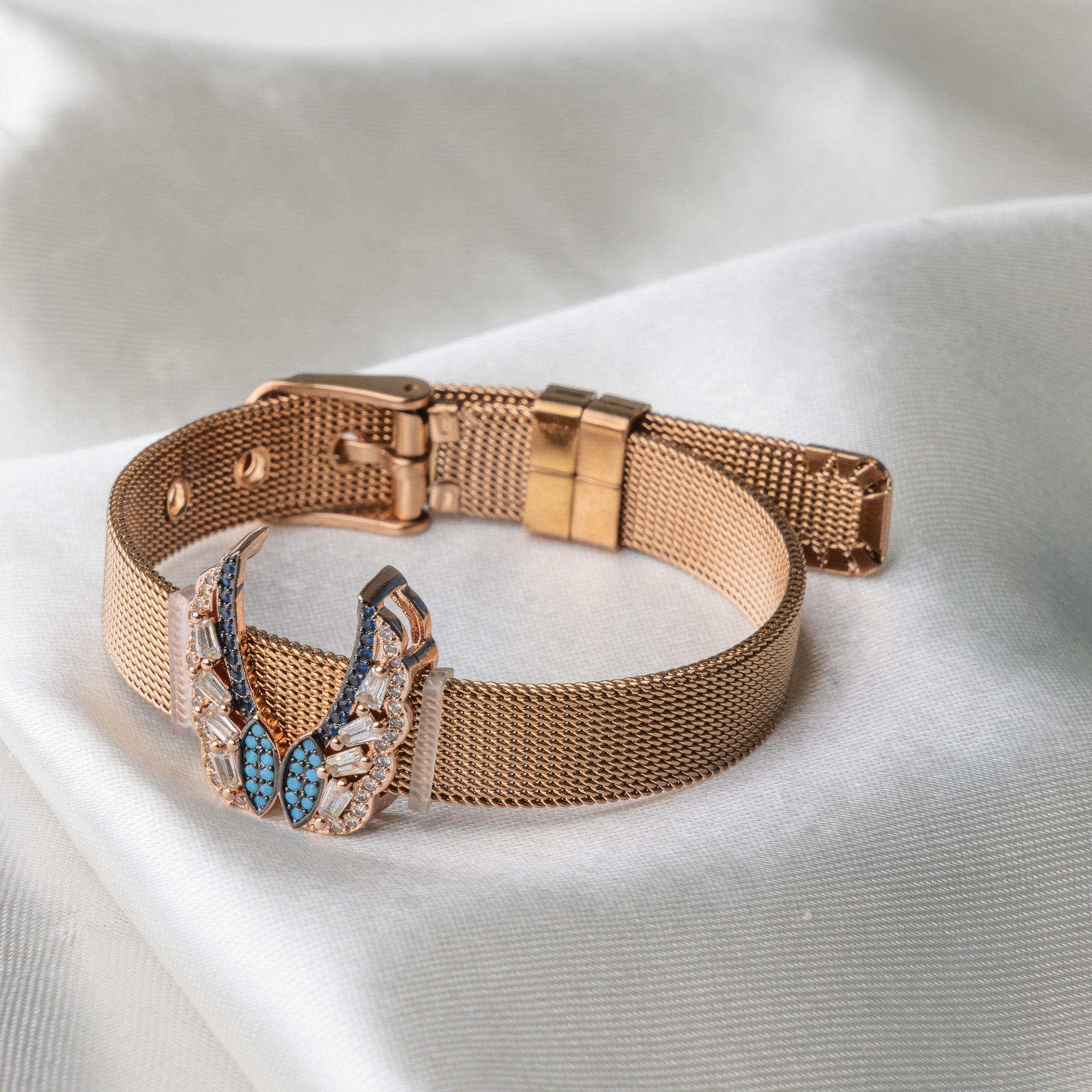 Rosegold Angel Wings Watch Belts - Upakarna Jewelry