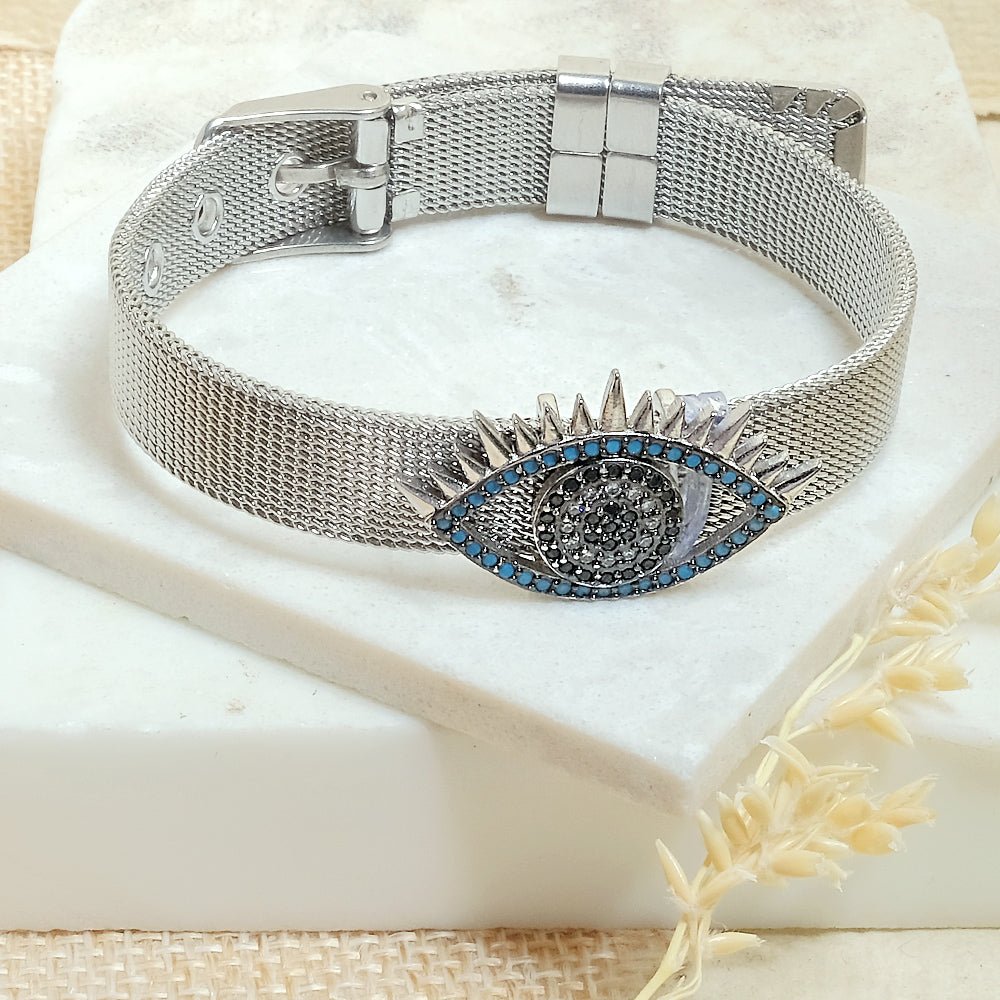 Eye - Shaped Evil Eye Watch Belt - Upakarnaproduct_type
