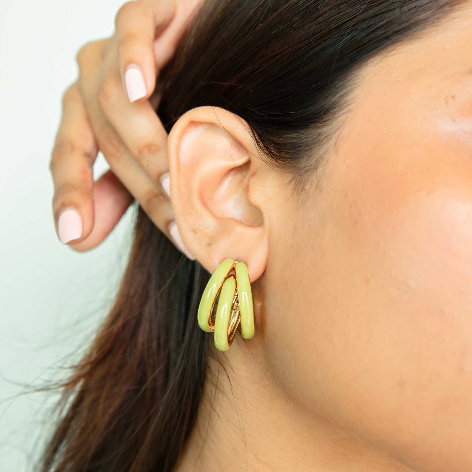 Triple Hoop Earrings