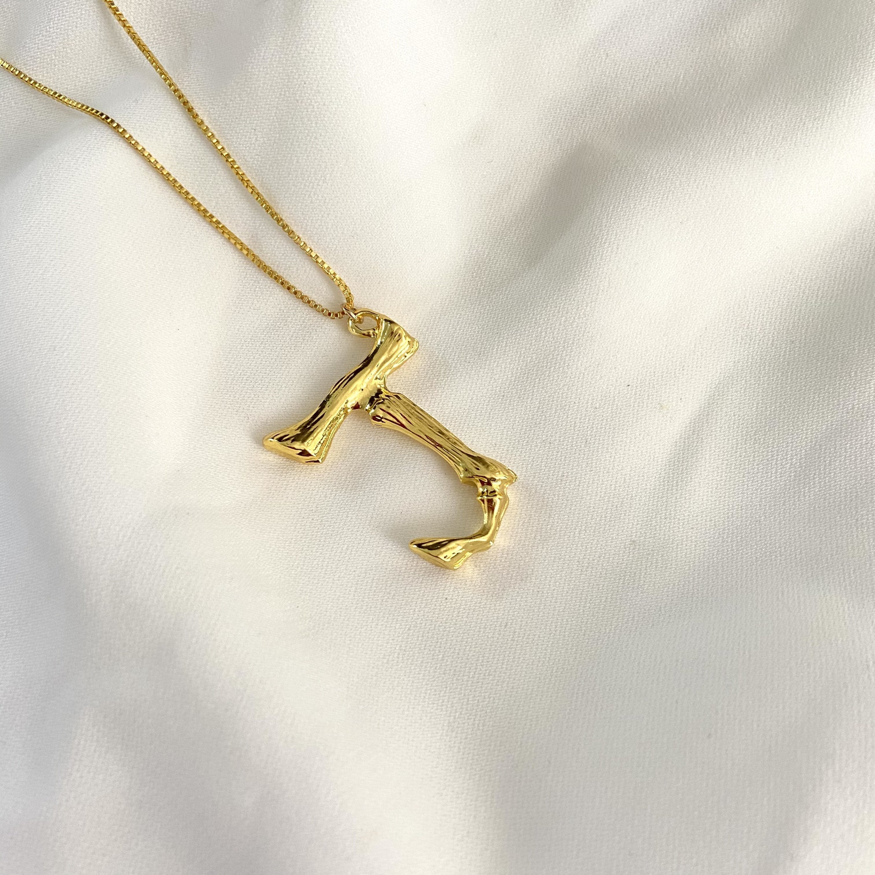 Initial Necklaces - Upakarna Initial Necklaces J A D golden 13