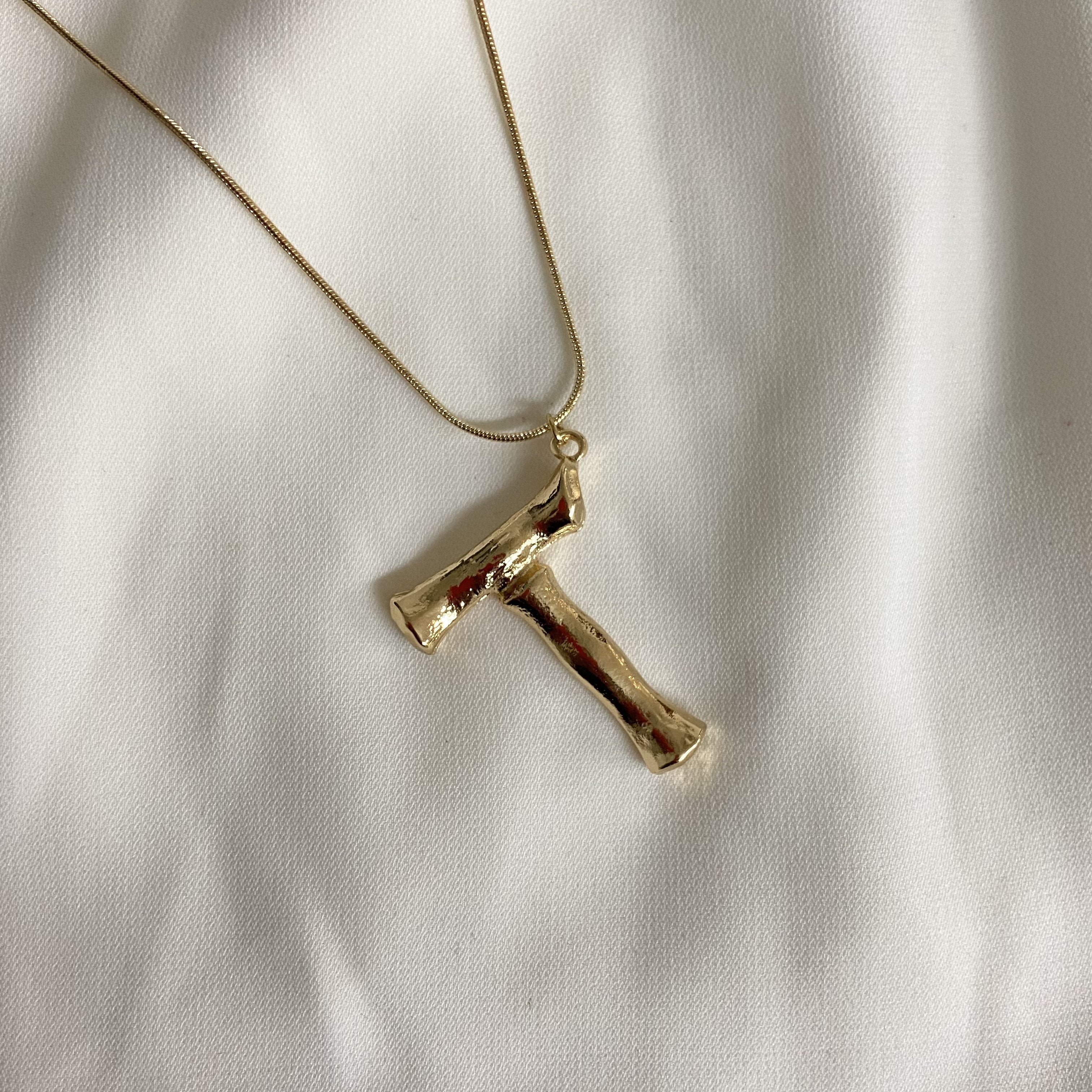 Initial Necklaces - Upakarna Initial Necklaces T A D golden 10