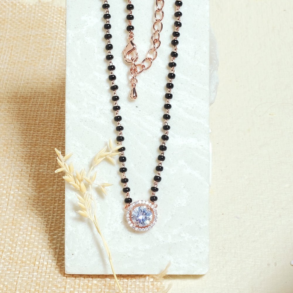 Round Diamond Mangalsutra Necklace - Upakarnaproduct_type