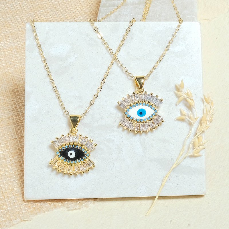 The Gazing Evil Eye Necklace - Upakarna