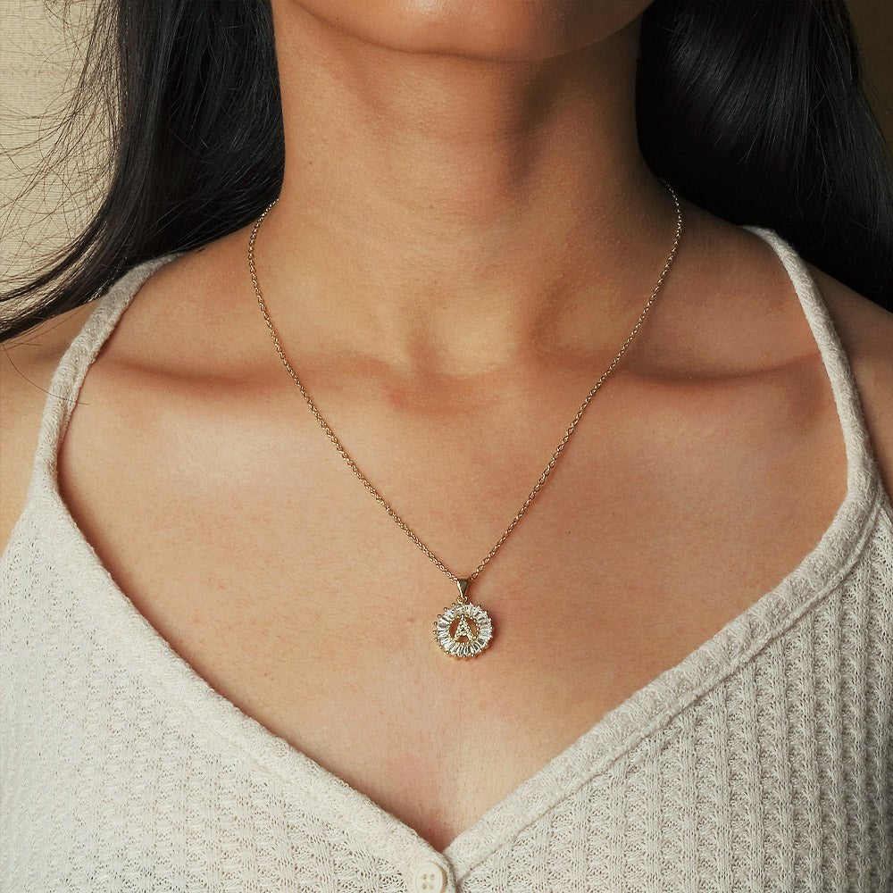 The Personalised Initial Necklace - Upakarnaproduct_type