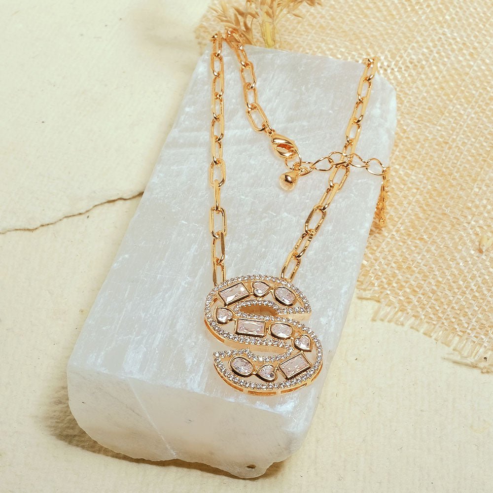 The Studded Initial Link Chain - Upakarnaproduct_type