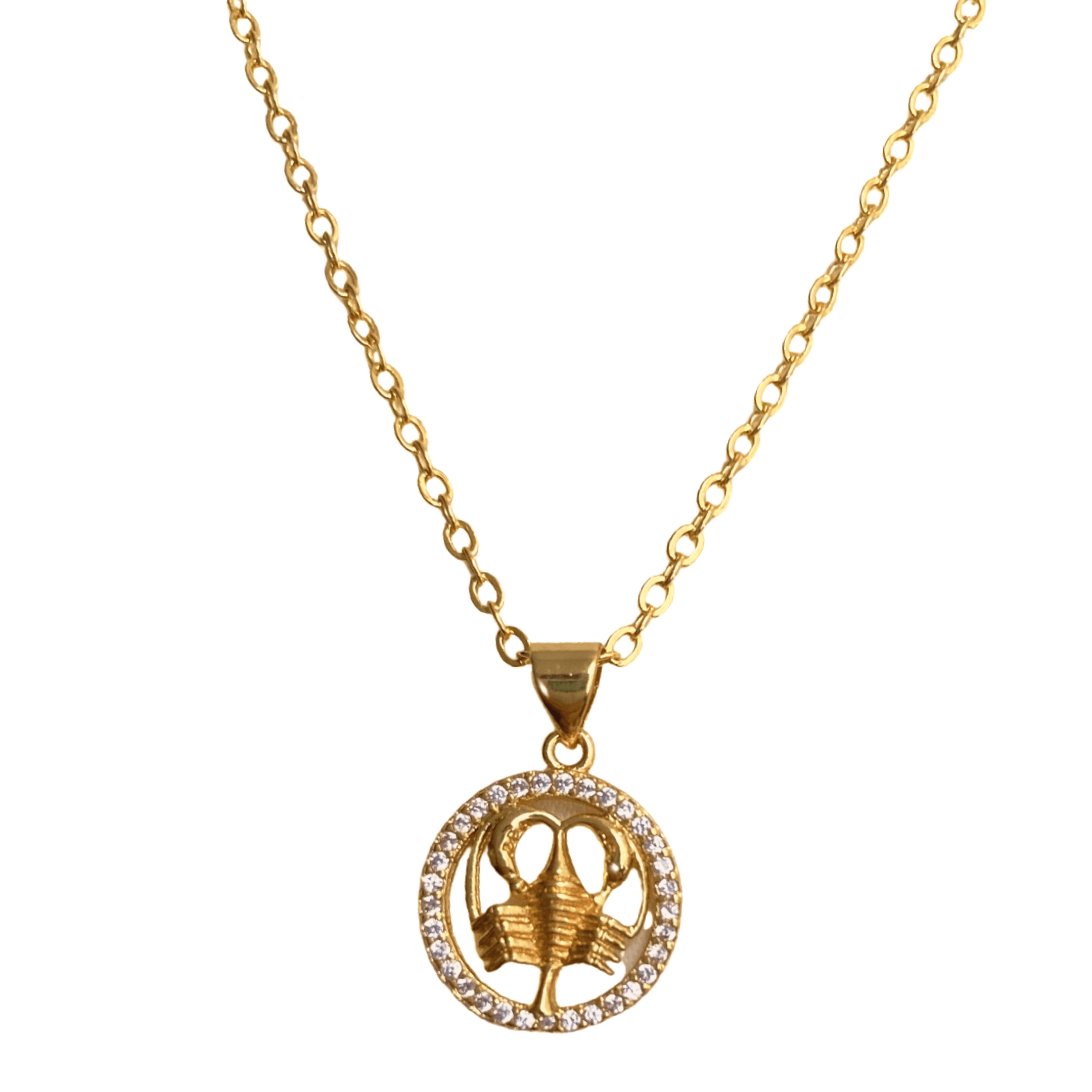 Zodiac Symbol Necklaces - Upakarna Zodiac Symbol Necklaces 1-Cancer Aquarius Aries Cancer 13