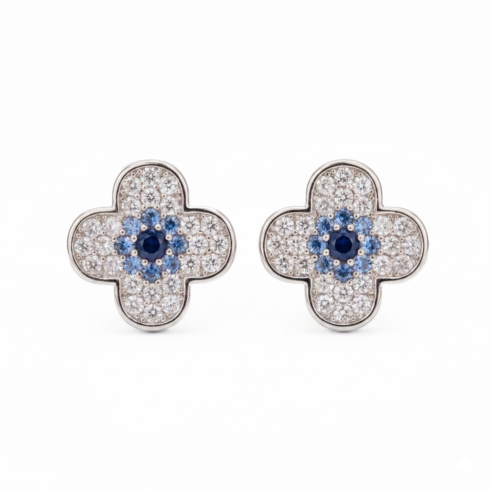 Crystal Clover Stud