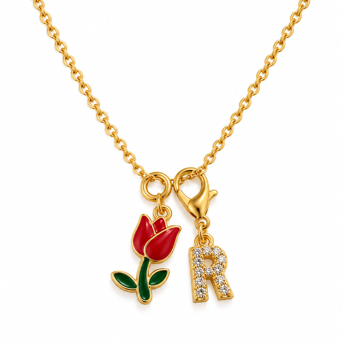 DIY Little Charms Necklace | Anti-tarnish  | Gold-plated