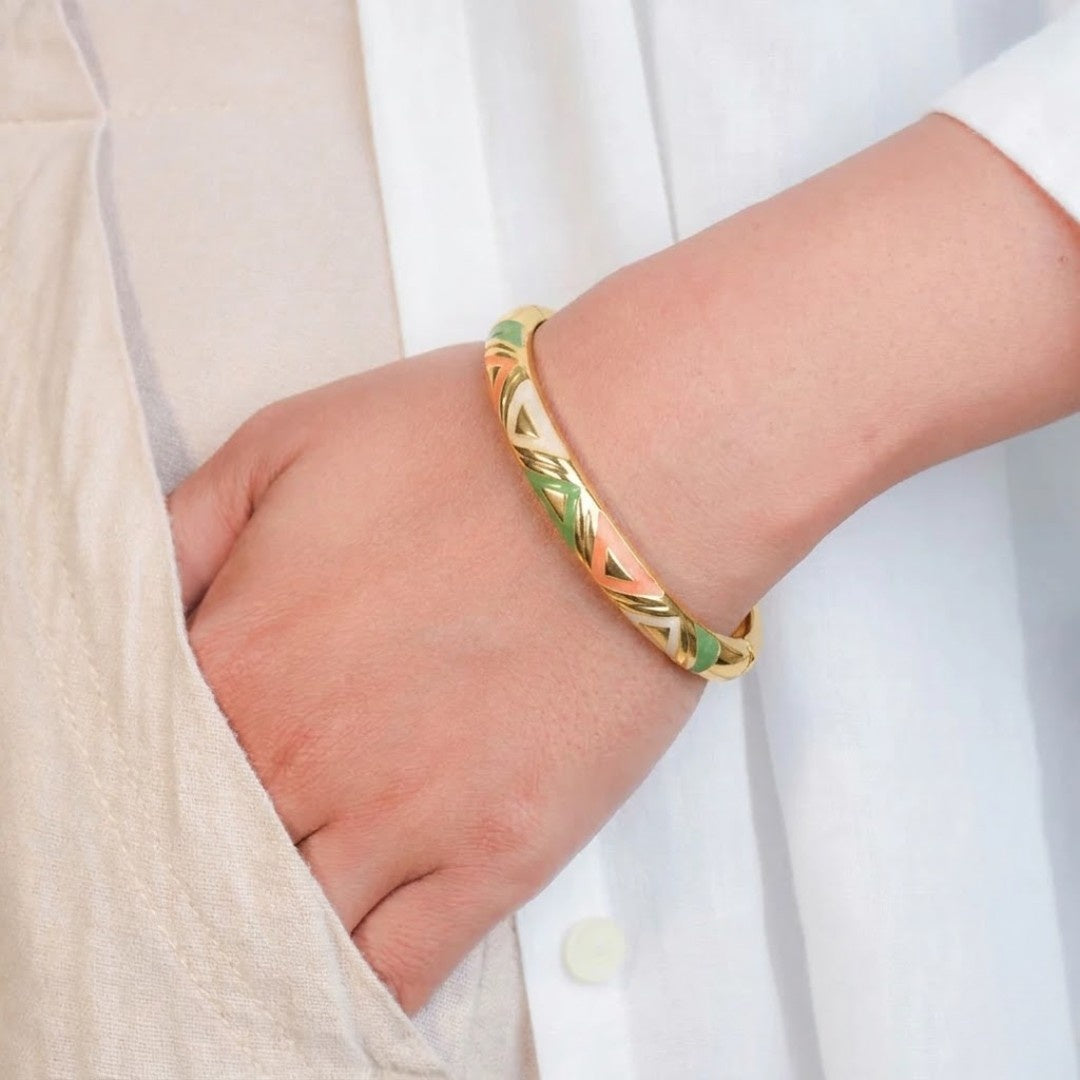 Cecilia Enamel Bangle