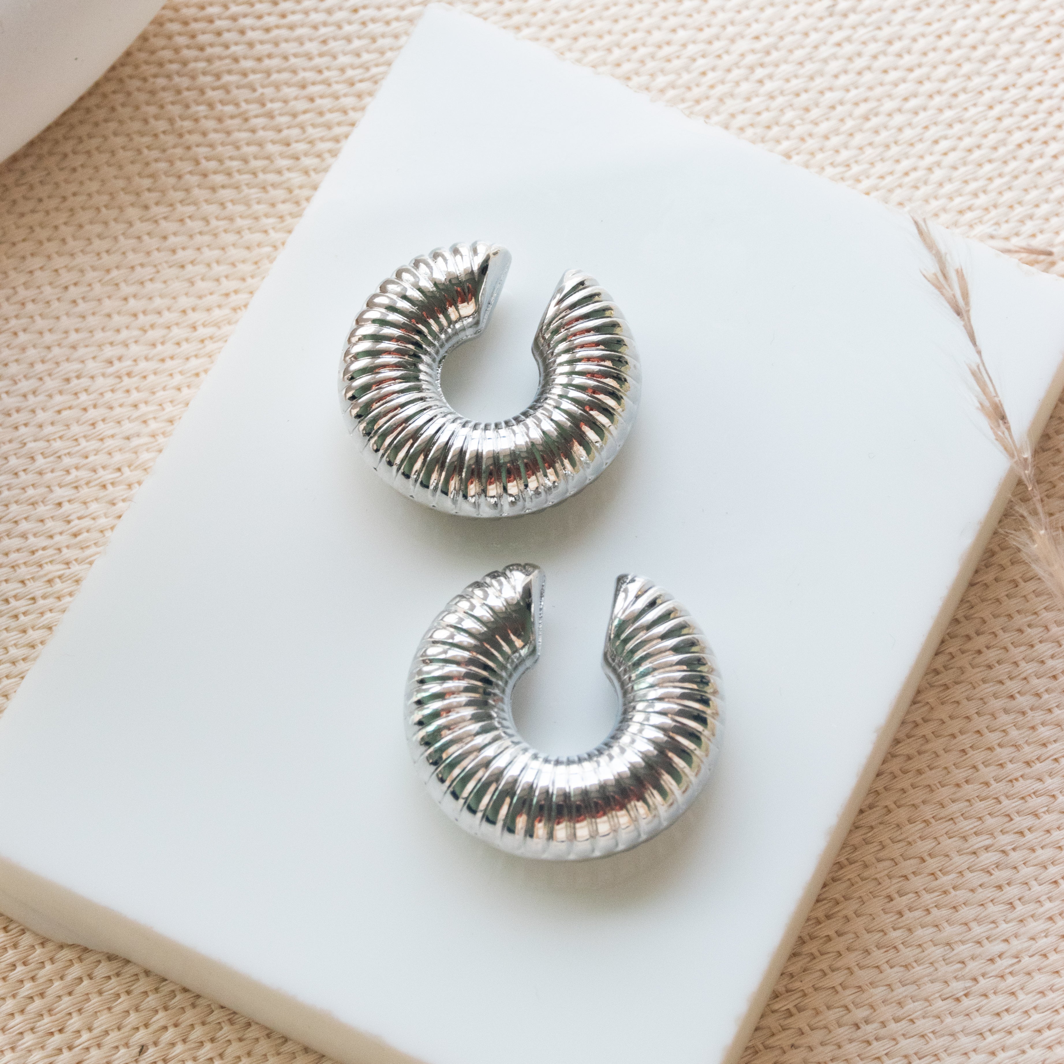 Plush Patterned Ear Cuff