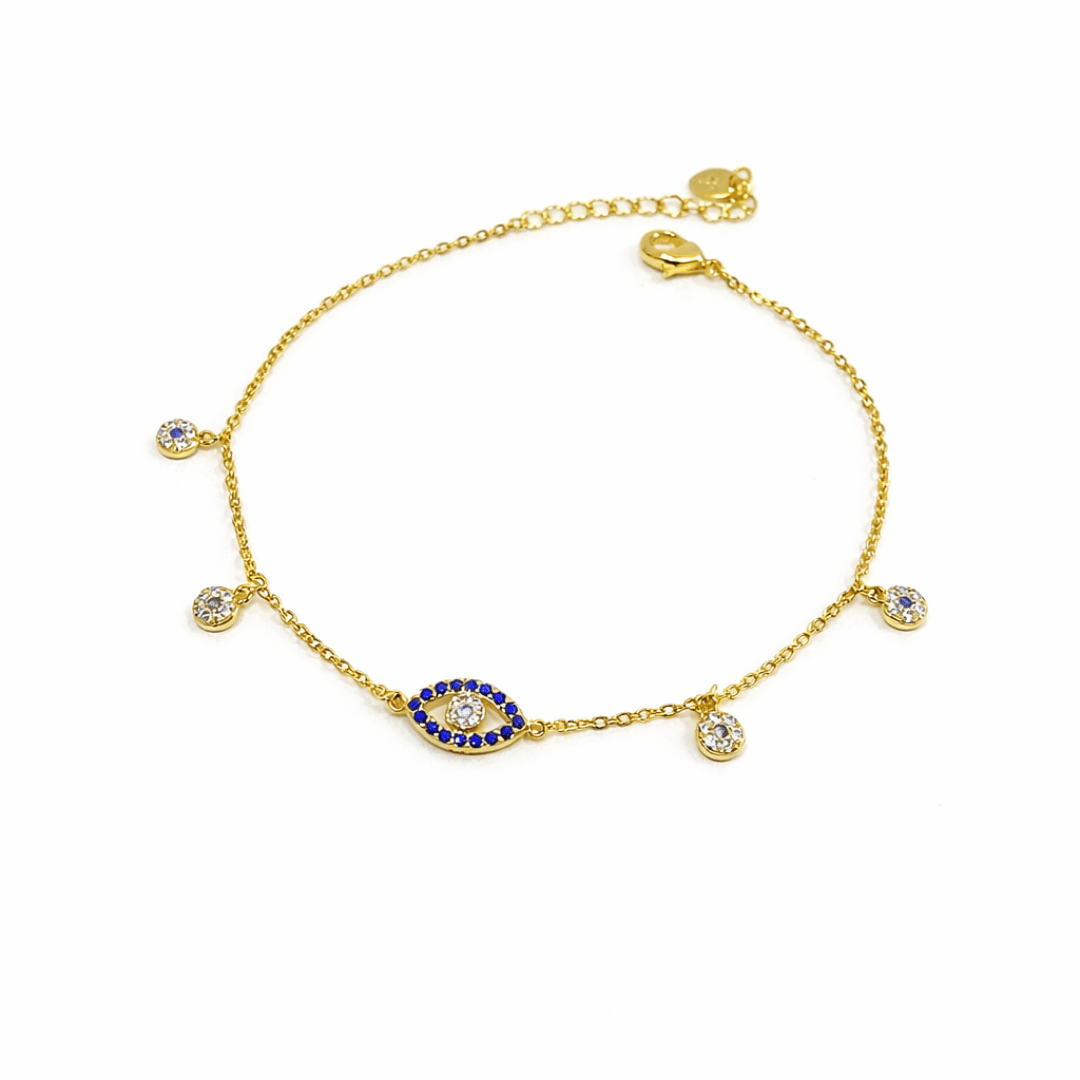 Sapphire Evil Eye Bracelet