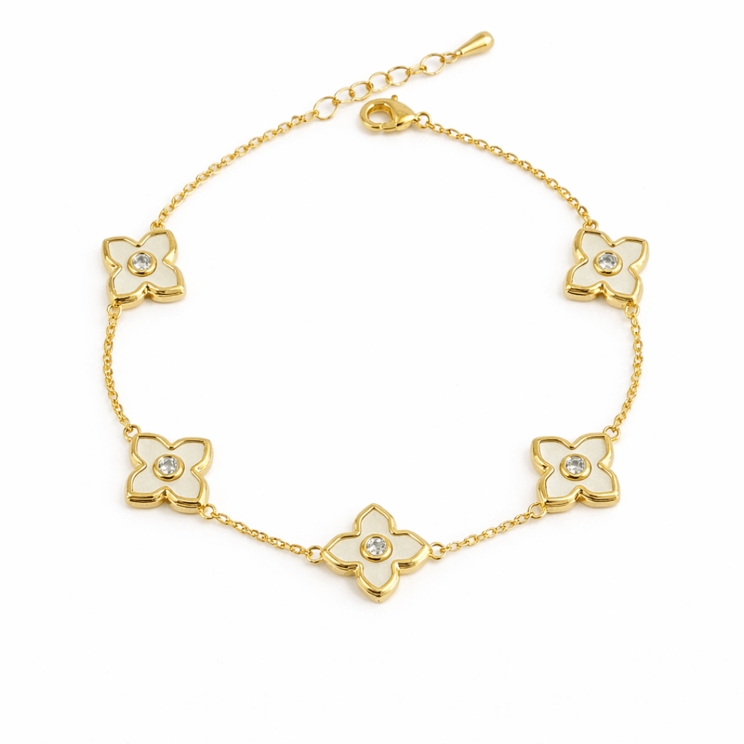 Gilded Daisy Bracelet