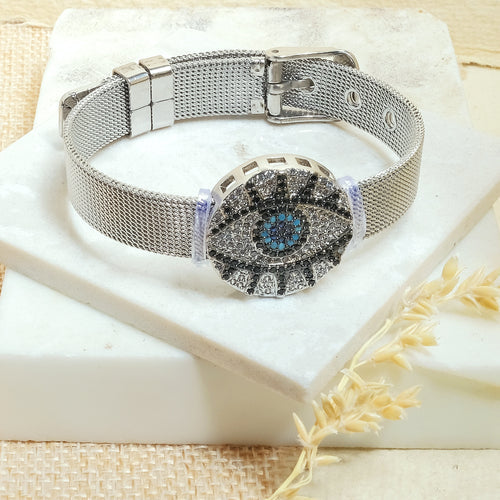 Round Evil Eye Watch Belt+Gift Box