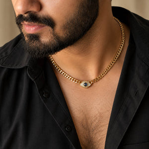 Evil Eye Curb Chain