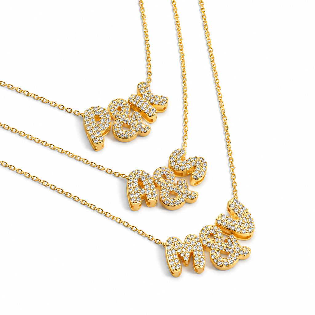 DIY Gilded Initial Necklace | Anti-Tarnish