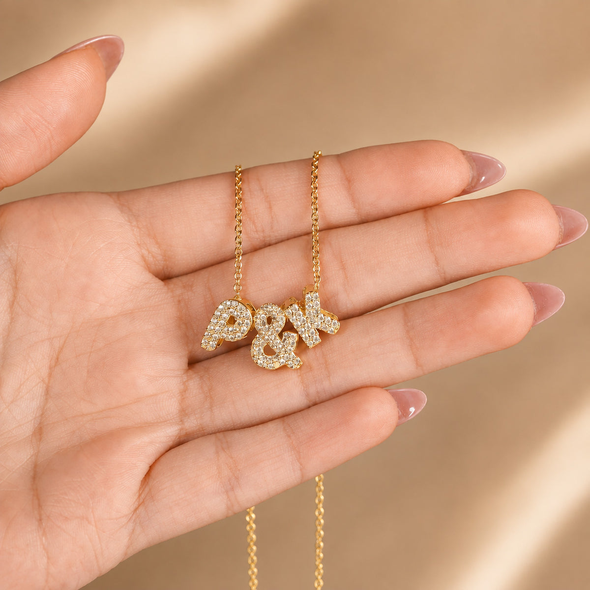 DIY Gilded Initial Necklace | Anti-Tarnish