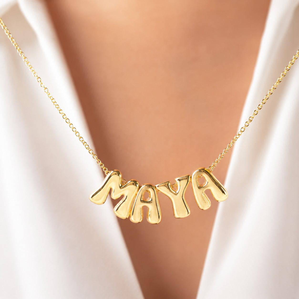 DIY Bubble Name Necklace | Anti-Tarnish