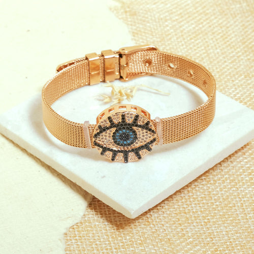 Round Evil Eye Watch Belt+Gift Box